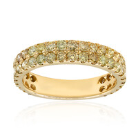 Anillo en oro con Diamante fancy SI2 (CIRARI)