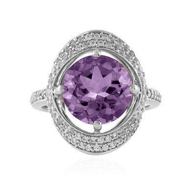 Anillo en plata con Amatista Rosa de Francia