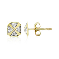Pendientes en oro con Diamante limpio a lupa F (LUCENT DIAMONDS)