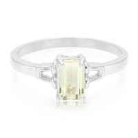 Anillo en plata con Cuncita amarillo canario