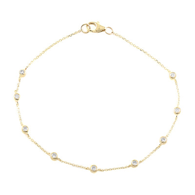Brazalete en oro con Diamante IF (G)  (de Melo)