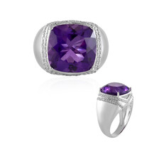 Anillo en plata con Amatista de Siberia