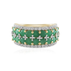 Anillo en plata con Esmeralda de Socoto