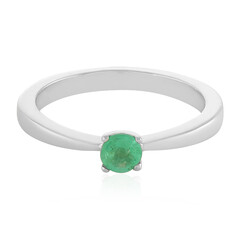 Anillo en plata con Esmeralda de Colombia