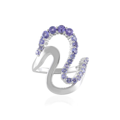 Anillo en plata con Tanzanita (de Melo)