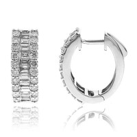 Pendientes en oro con Diamante SI2 (CIRARI)