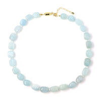Collar en plata con Aguamarina