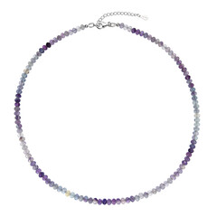 Collar en plata con Fluorita