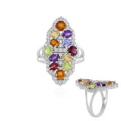 Anillo en plata con Amatista