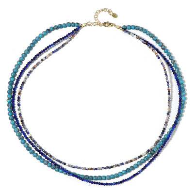 Collar en plata con Sodalita