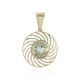 Colgante en oro con Amatista verde de Río Grande (Ornaments by de Melo)