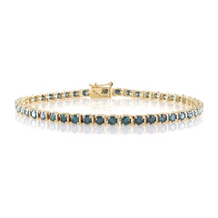 Brazalete en oro con Diamante azul I2 (de Melo)