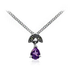 Collar en plata con Amatista
