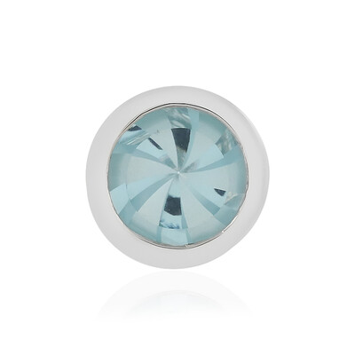 Colgante en plata con Topacio azul cielo (MONOSONO COLLECTION)
