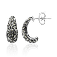 Pendientes en plata con Marcasita