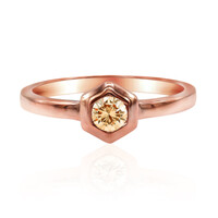 Anillo en oro con Diamante rosa de Francia de Argyle SI1