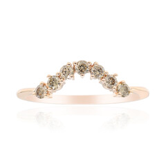 Anillo en oro con Diamante rosa de Francia de Argyle SI1