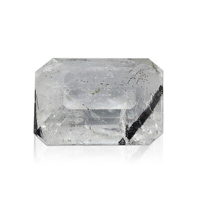 Piedra preciosa con Cuarzo rutilado negro