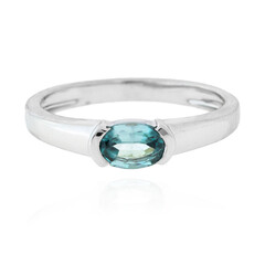 Anillo en plata con Zircón de Ratanak Kirí