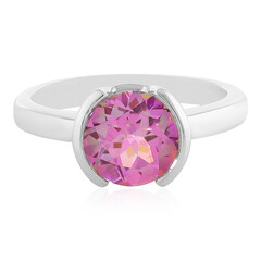 Anillo en plata con Topacio aniversario