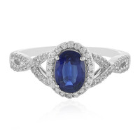 Anillo en plata con Cianita