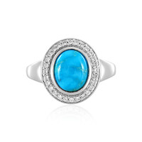 Anillo en plata con Turquesa de Arizona