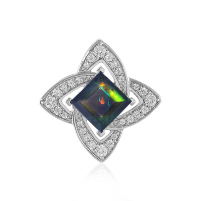 Colgante en plata con Ópalo de Mezezo (Adela Silber)