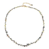 Collar en plata con Diamante fantasía