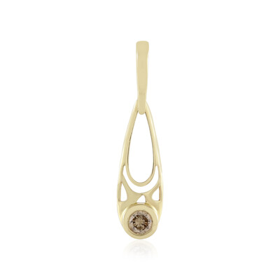 Colgante en oro con Diamante champán I2 (Ornaments by de Melo)