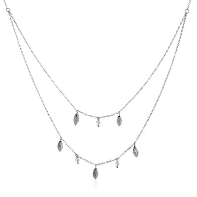 Collar en plata con Perla Freshwater (Joias do Paraíso)