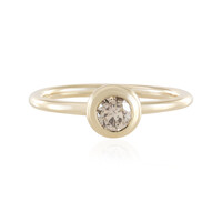 Anillo en oro con Diamante chocolate I2