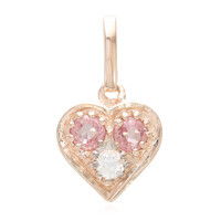 Colgante en plata con Zafiro Padparadscha