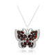Collar en plata con Granate
