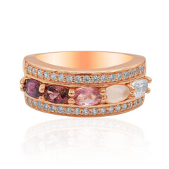 Anillo en plata con Rodolita