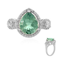 Anillo en plata con Fluorita de Esperanza