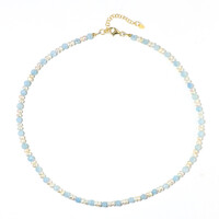 Collar en plata con Aguamarina
