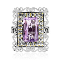 Anillo en plata con Amatista Rosa de Francia (Dallas Prince Designs)
