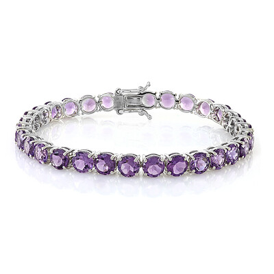 Brazalete en plata con Cuarzo azur