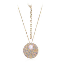 Collar en plata con Perla Freshwater