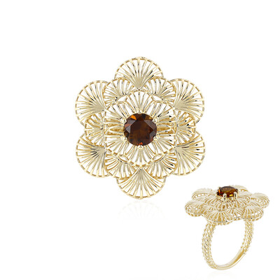 Anillo en oro con Turmalina naranja (Ornaments by de Melo)