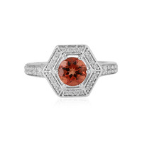 Anillo en plata con Andesina