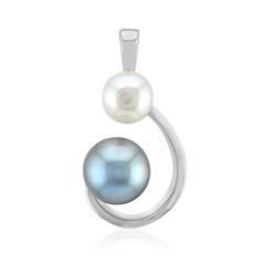 Colgante en plata con Perla plateada Freshwater (TPC)