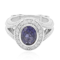 Anillo en plata con Iolita (Dallas Prince Designs)