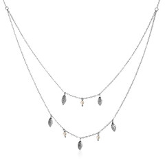 Collar en plata con Perla Freshwater (Joias do Paraíso)