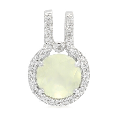 Colgante en plata con Prehnita