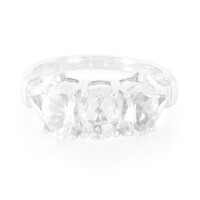 Anillo en plata con Goshenita