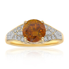 Anillo en oro con Esfalerita