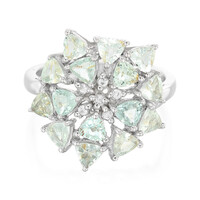 Anillo en plata con Turmalina Paraíba