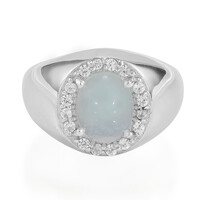 Anillo en plata con Ópalo Paraíba