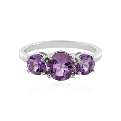 Anillo en plata con Cuarzo azur
